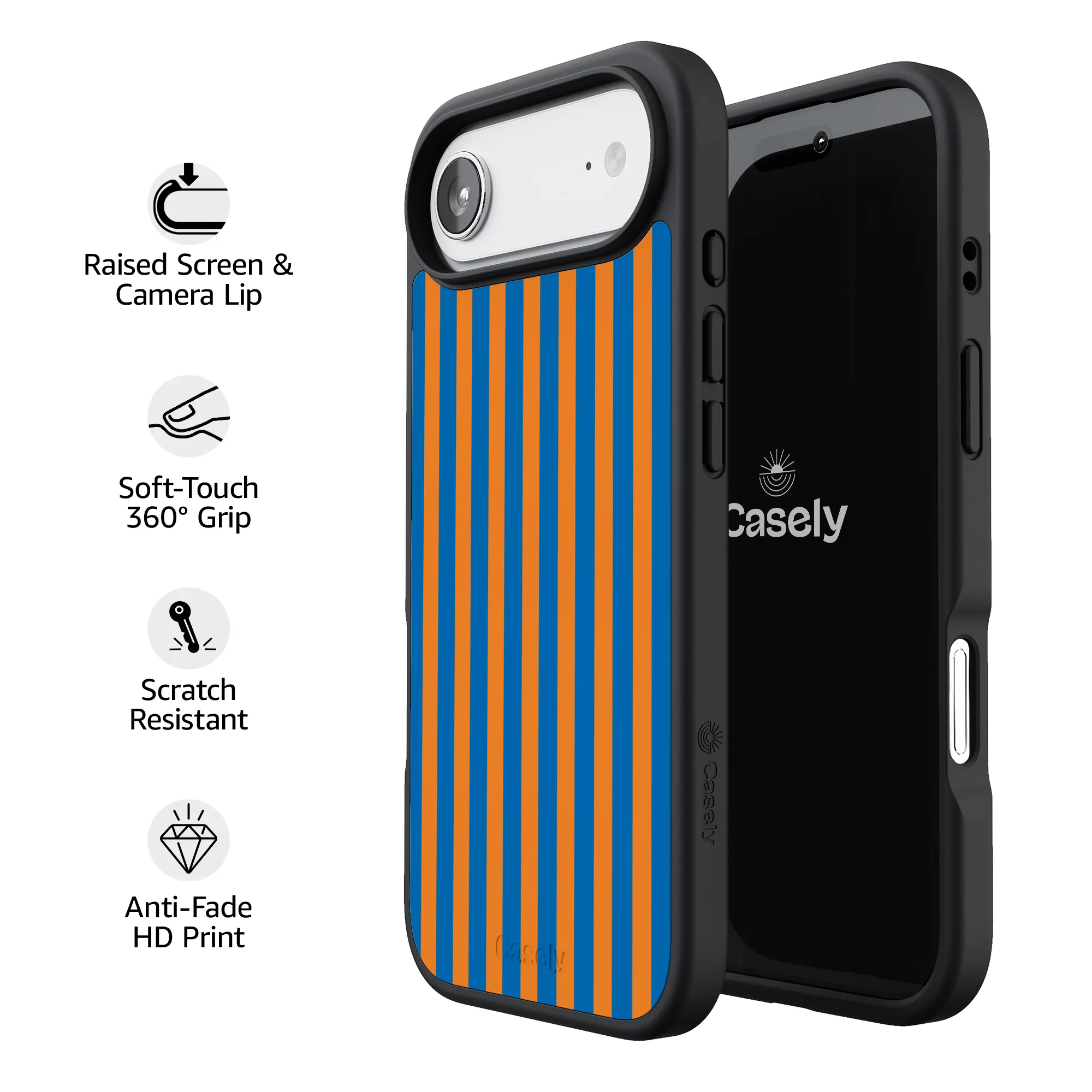 Go New York | Blue & Orange Stripes Case - Image 194