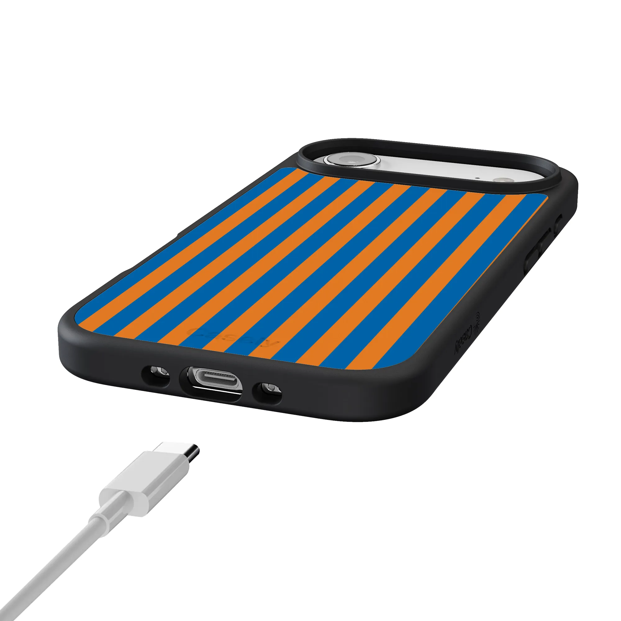 Go New York | Blue & Orange Stripes Case - Image 199
