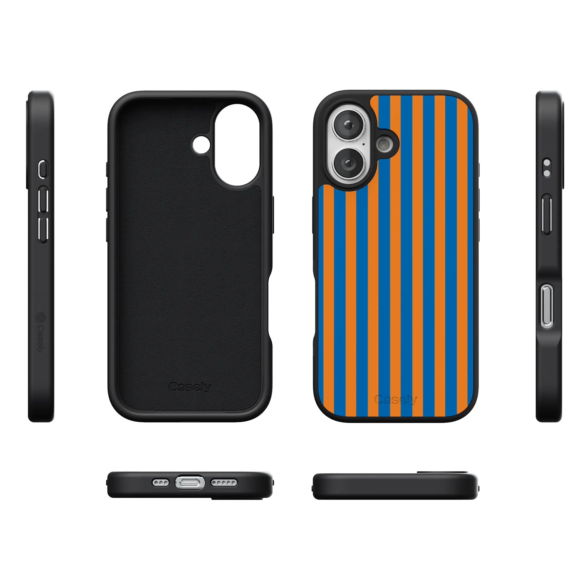 Go New York | Blue & Orange Stripes Case - Image 204