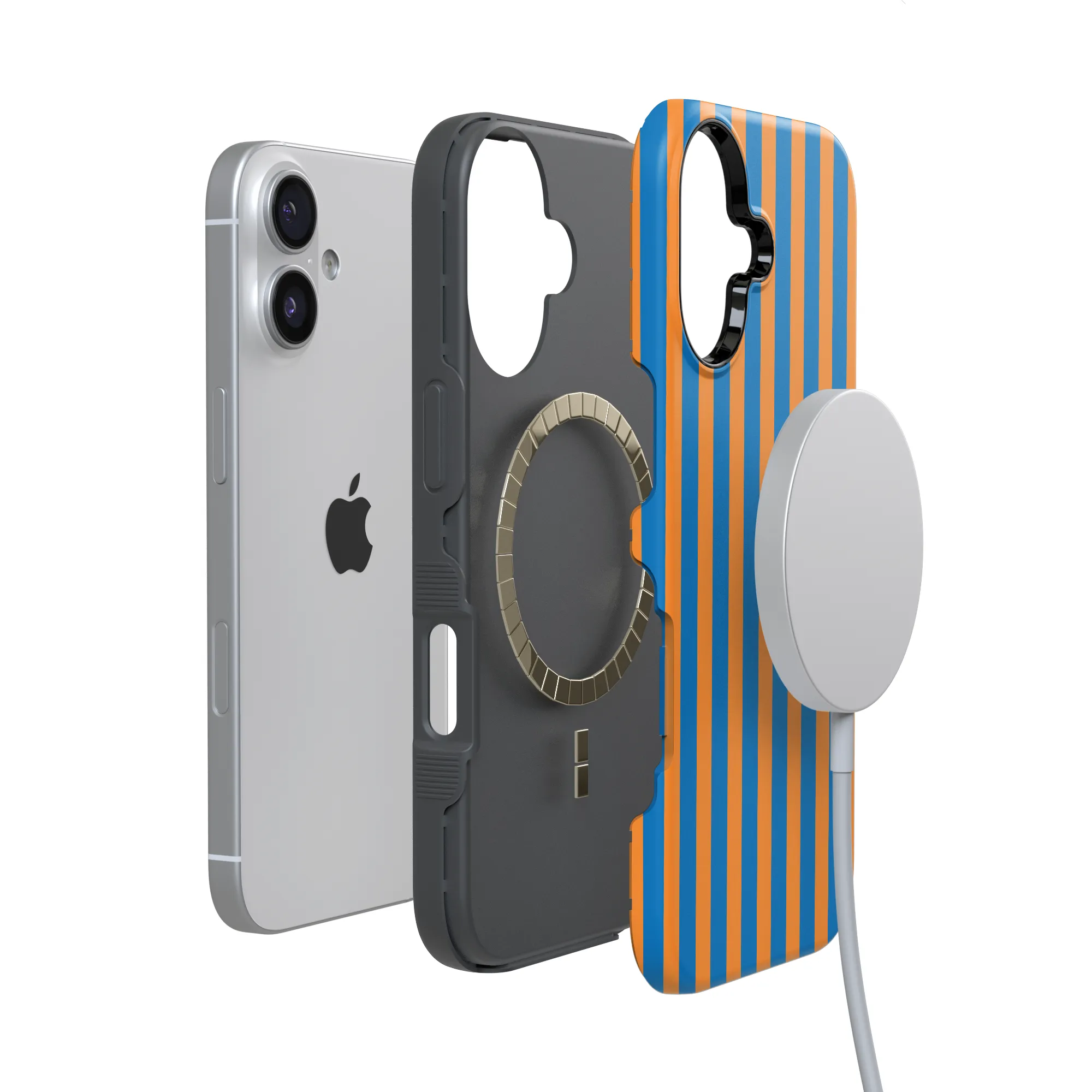 Go New York | Blue & Orange Stripes Case - Image 22