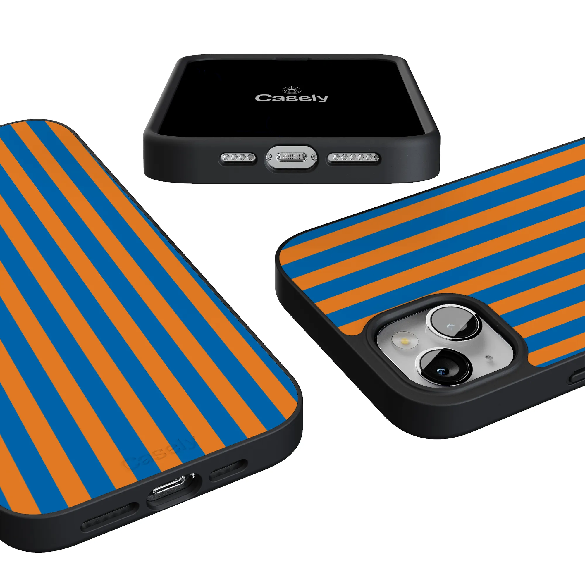 Go New York | Blue & Orange Stripes Case - Image 238