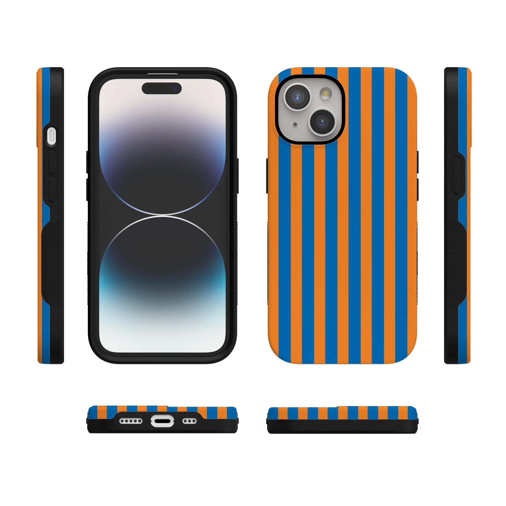 Go New York | Blue & Orange Stripes Case - Image 48