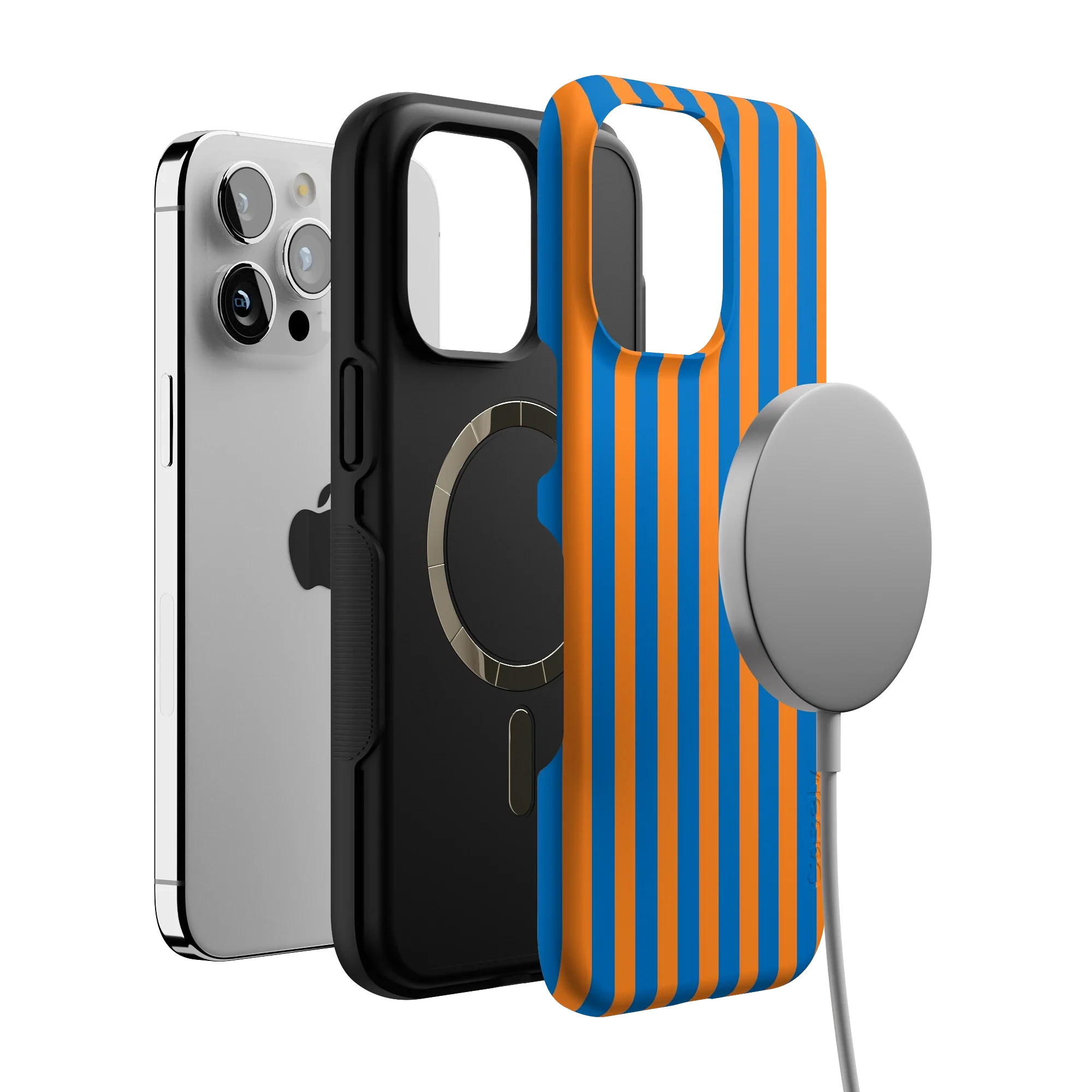 Go New York | Blue & Orange Stripes Case - Image 53