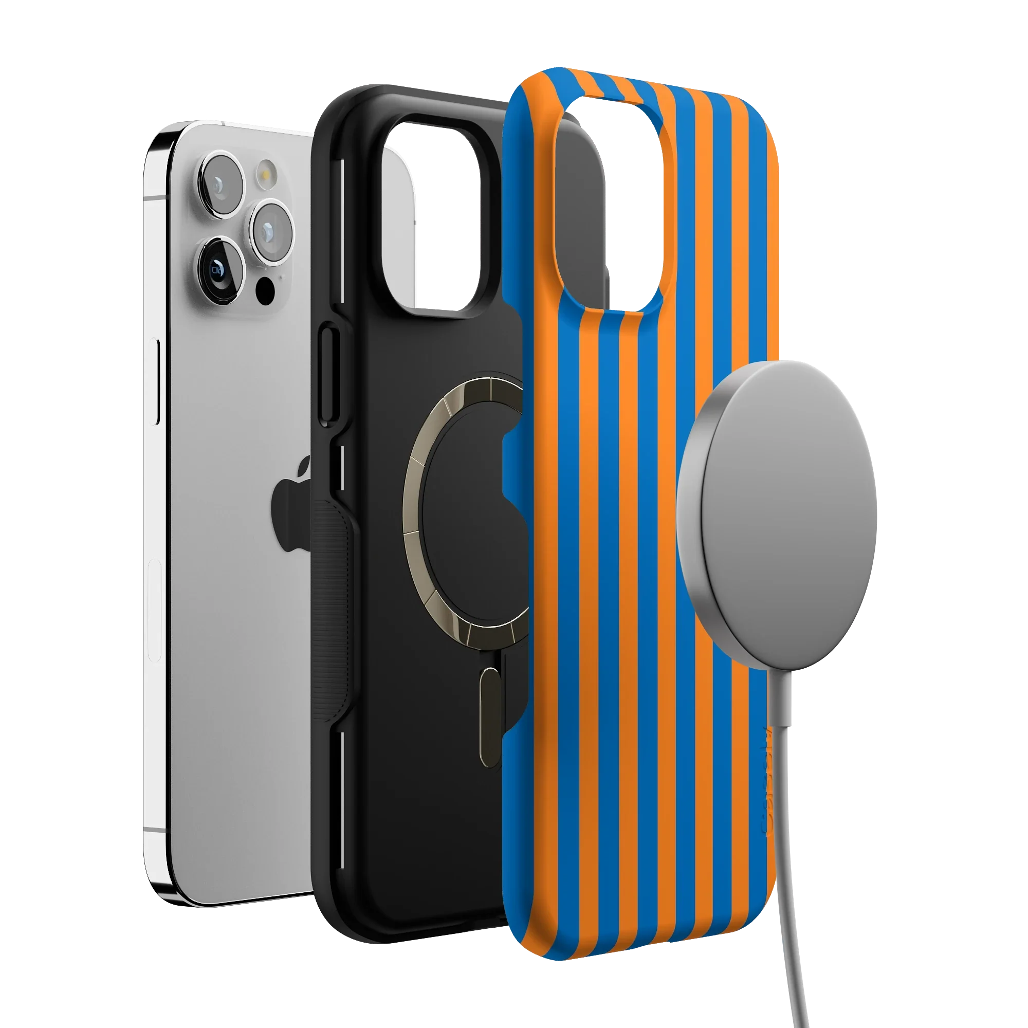 Go New York | Blue & Orange Stripes Case - Image 63