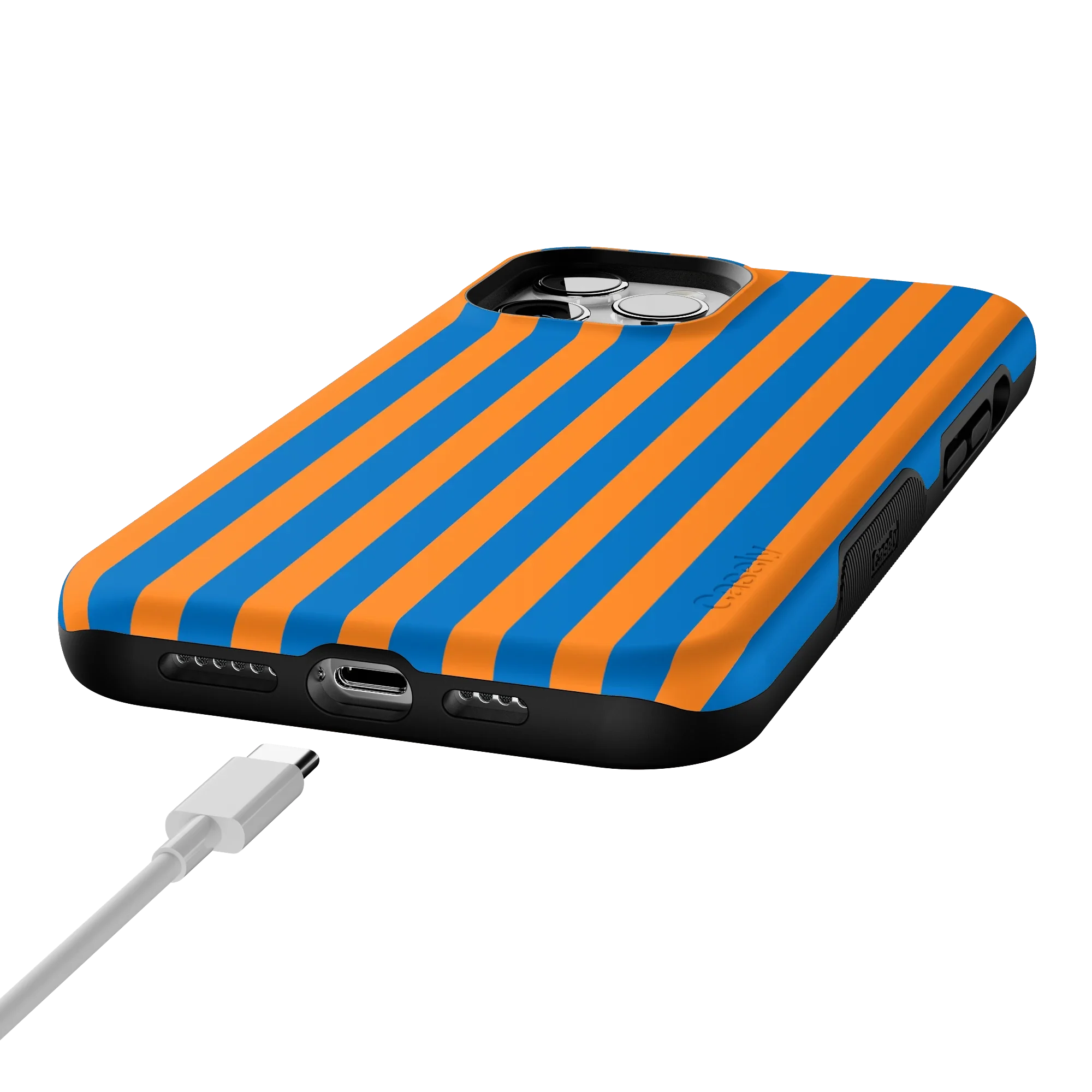 Go New York | Blue & Orange Stripes Case - Image 64