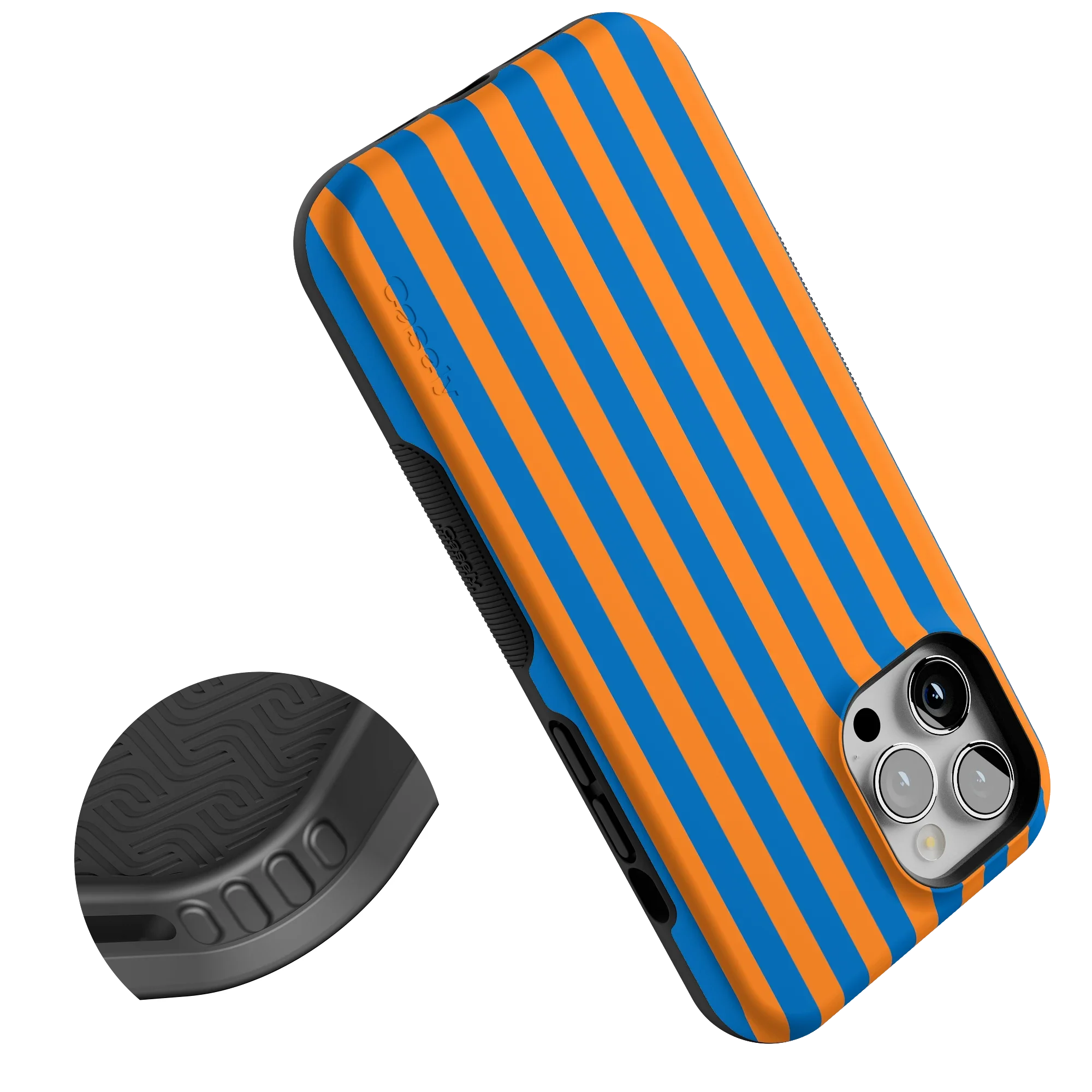 Go New York | Blue & Orange Stripes Case - Image 67