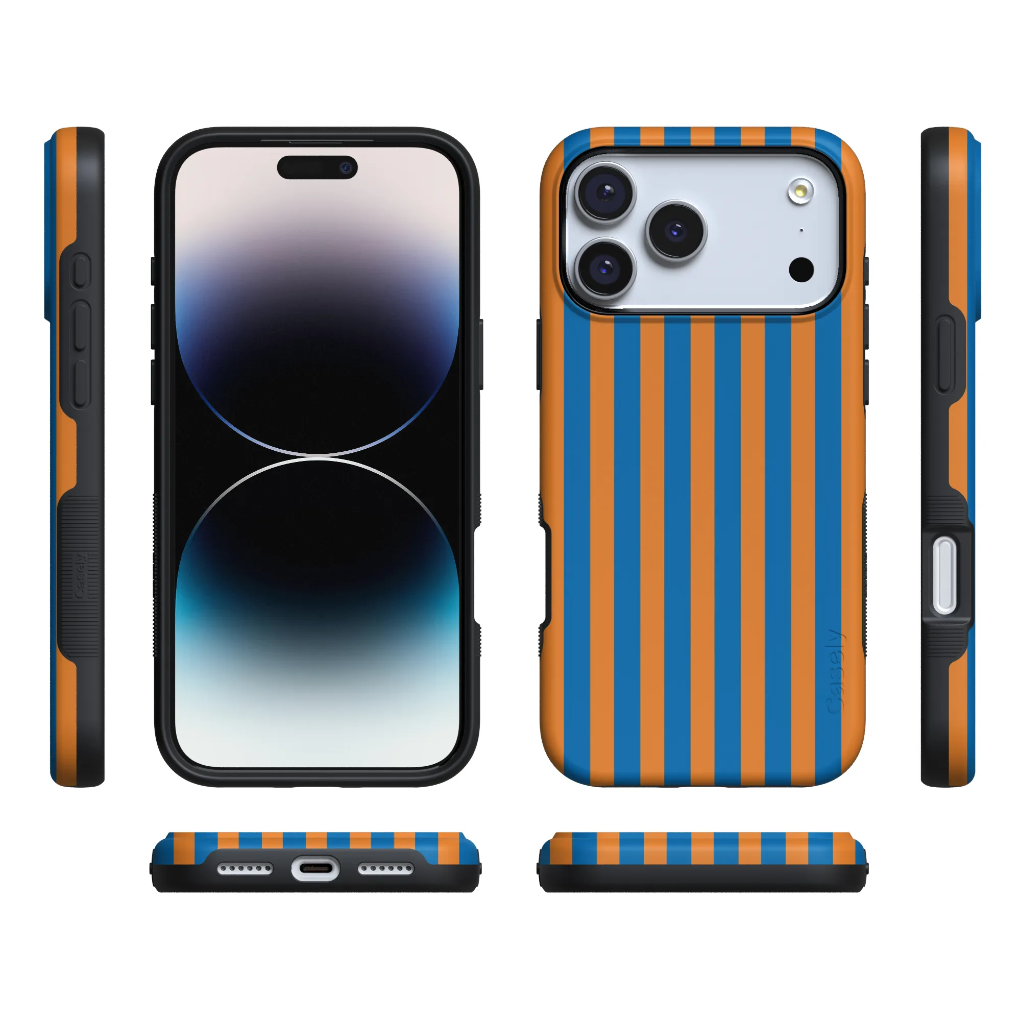 Go New York | Blue & Orange Stripes Case - Image 7