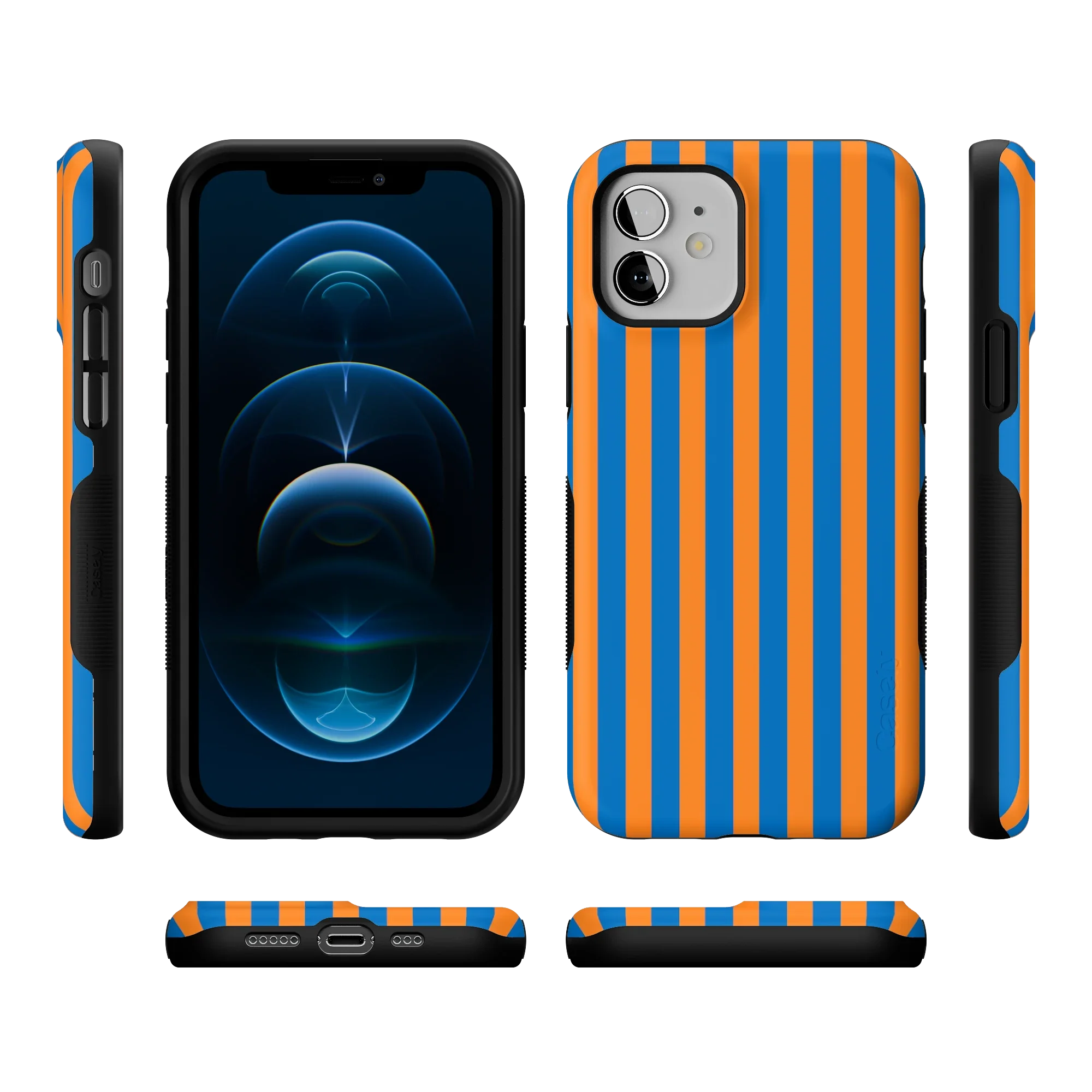 Go New York | Blue & Orange Stripes Case - Image 76