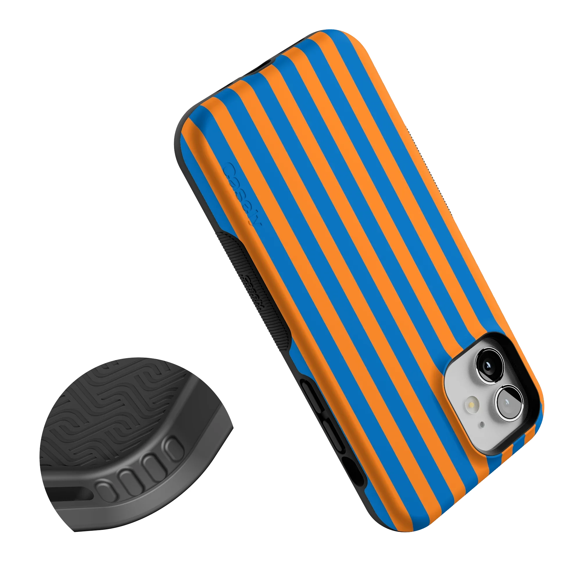 Go New York | Blue & Orange Stripes Case - Image 77