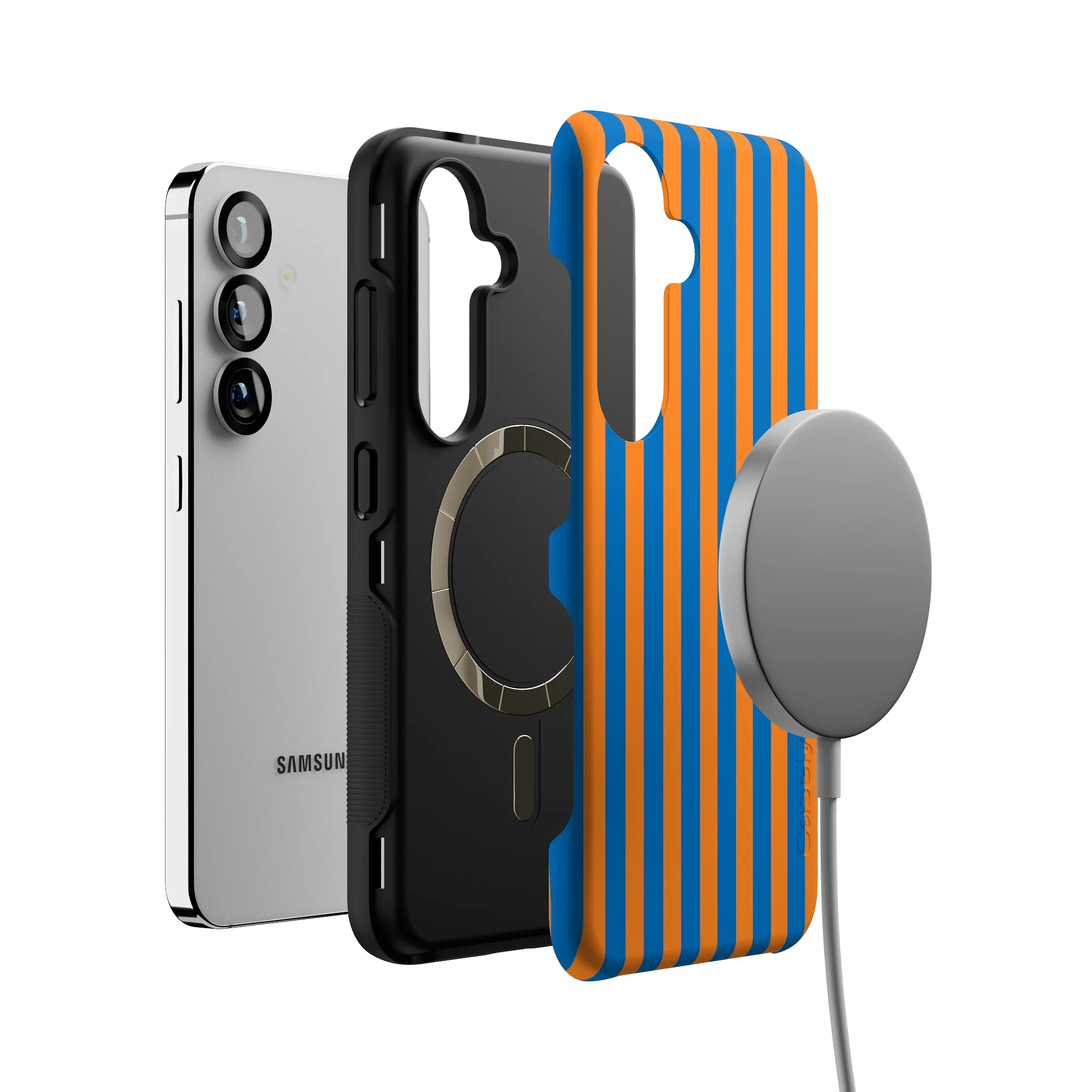 Go New York | Blue & Orange Stripes Case - Image 85