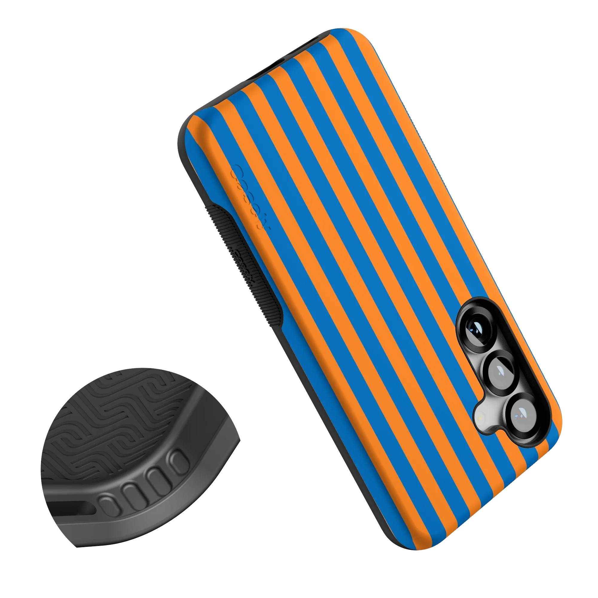 Go New York | Blue & Orange Stripes Case - Image 89
