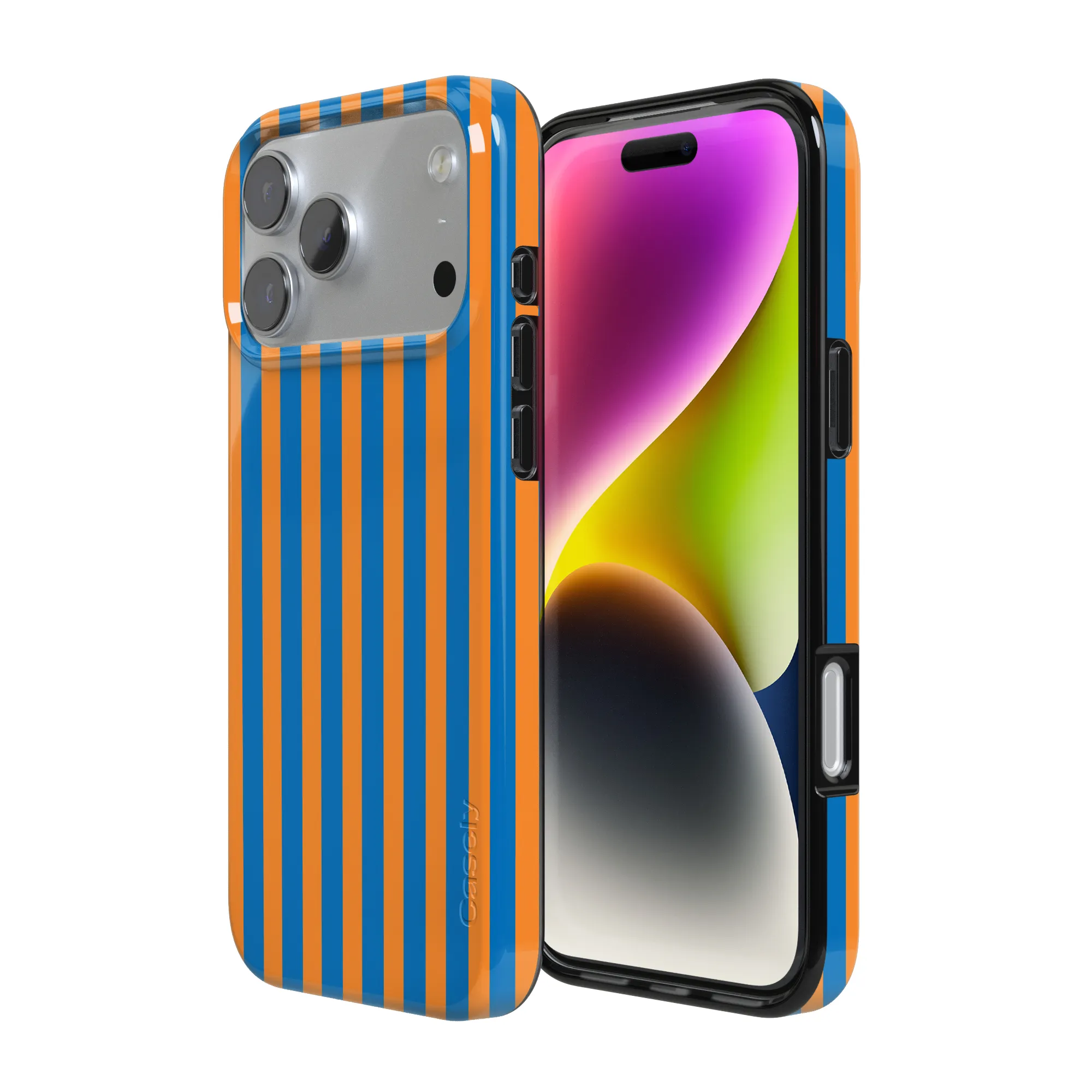 Go New York | Blue & Orange Stripes Case - Image 94