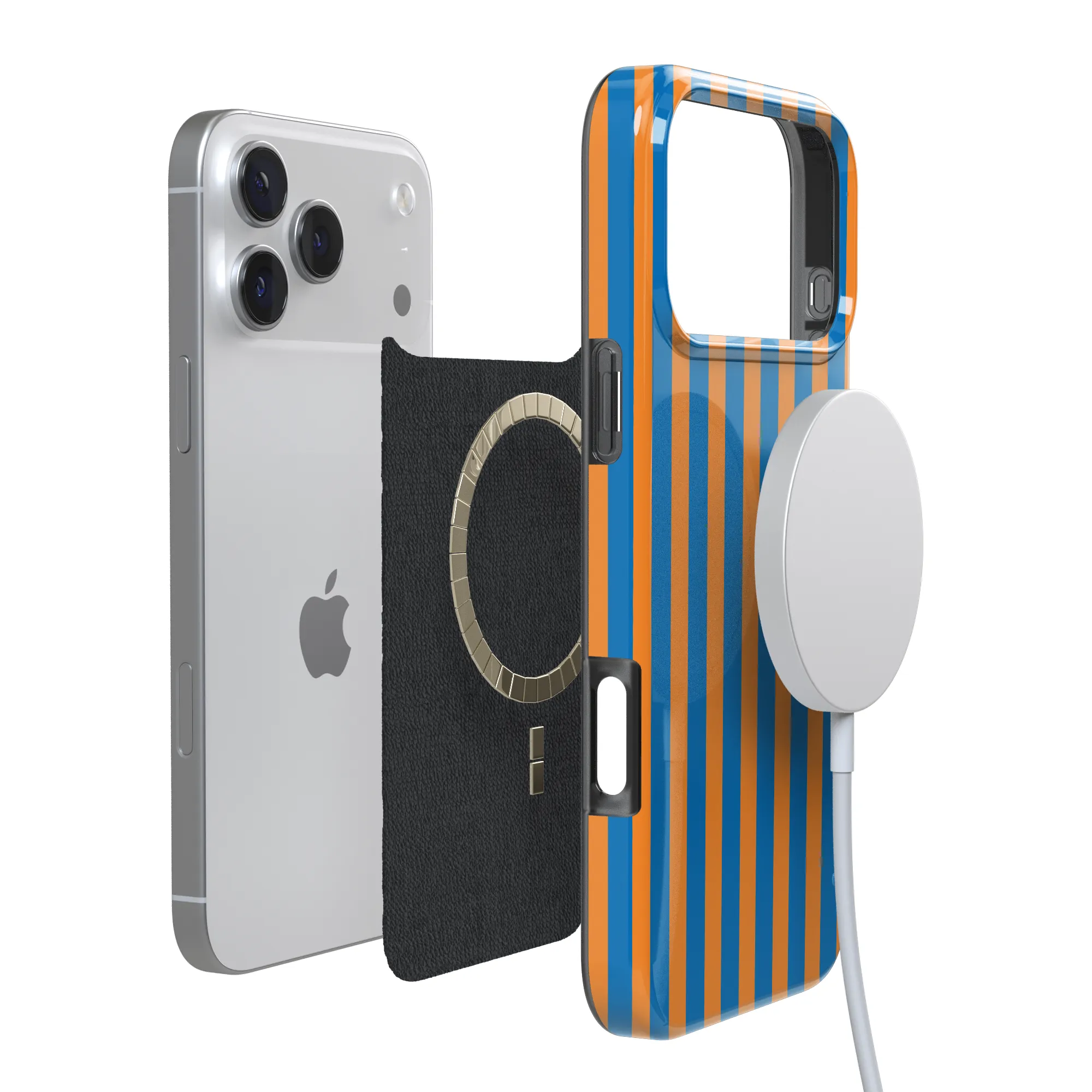 Go New York | Blue & Orange Stripes Case - Image 96