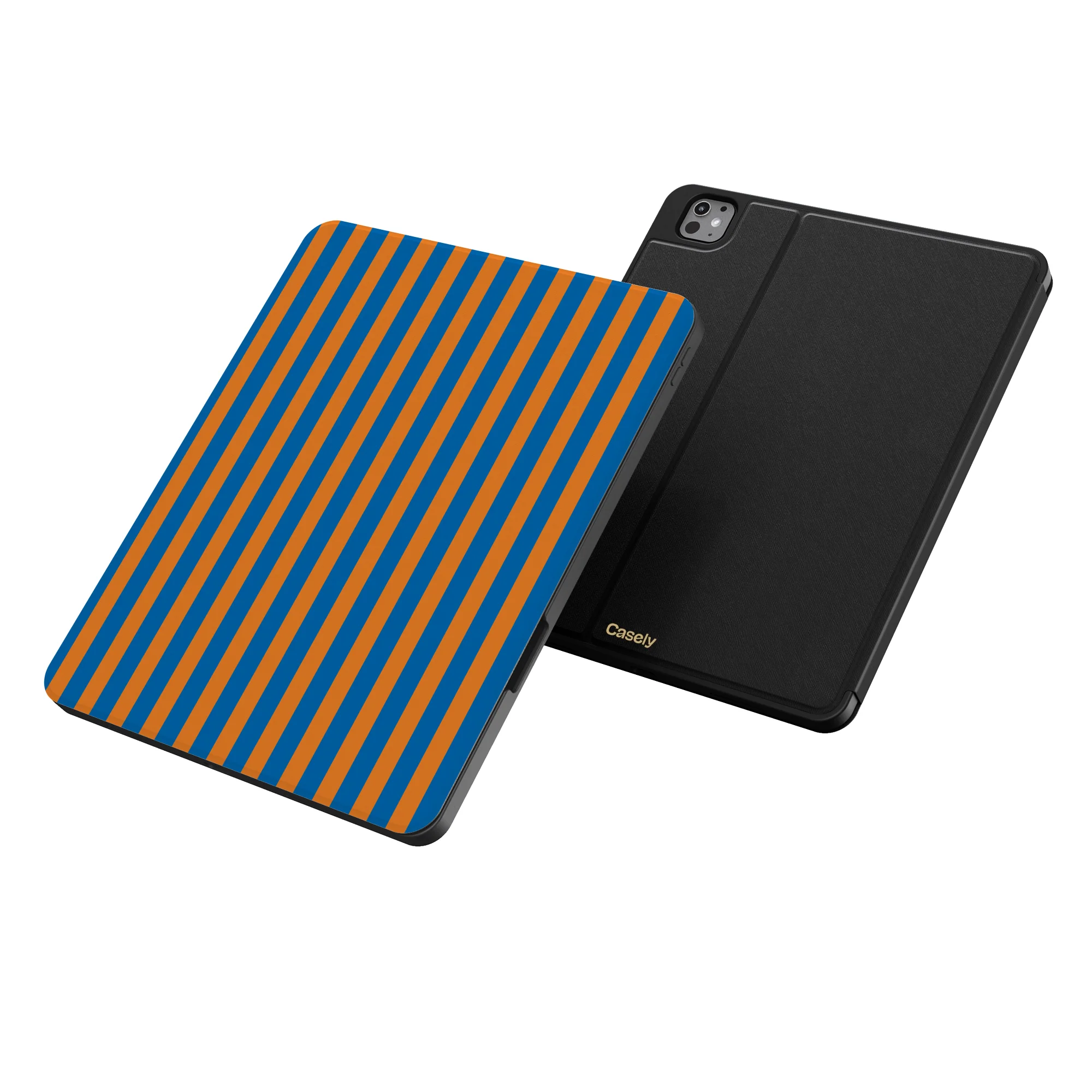 Go New York | Blue & Orange Stripes iPad Case - Image 3