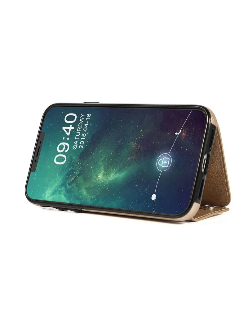 Gold Vegan Leather | Wallet Case - Image 23