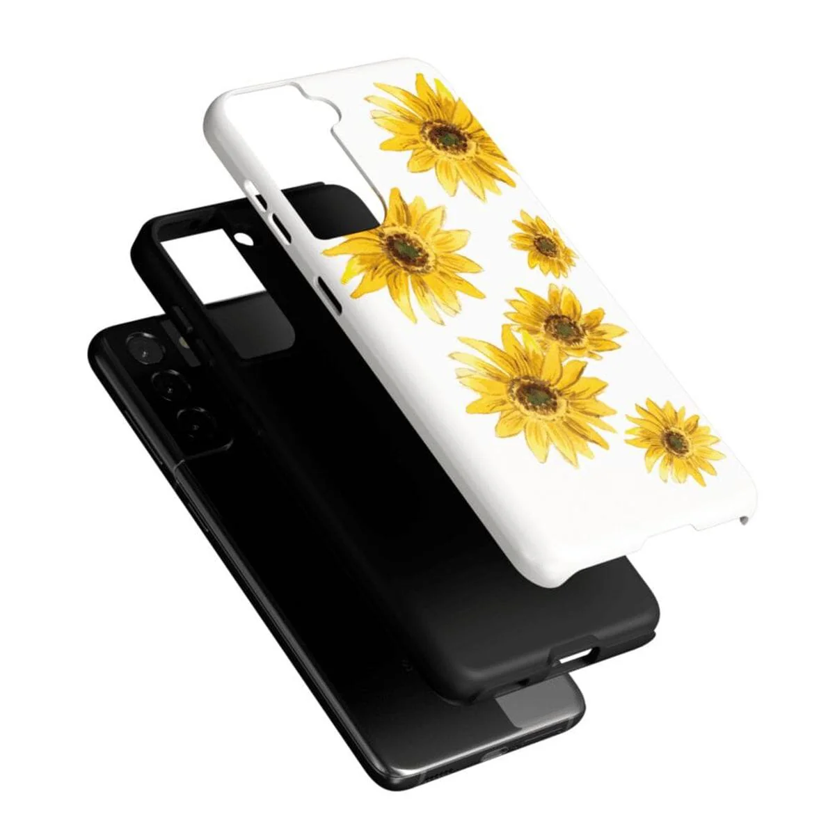 Golden Garden | Yellow Sunflower Floral Samsung Case - Image 34