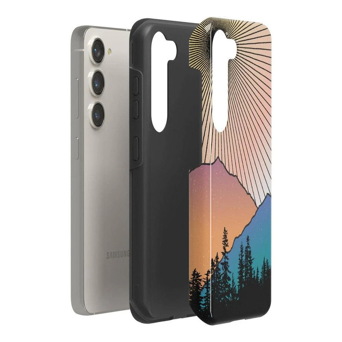Golden Hour | Mountain Sunset Samsung Case - Image 12