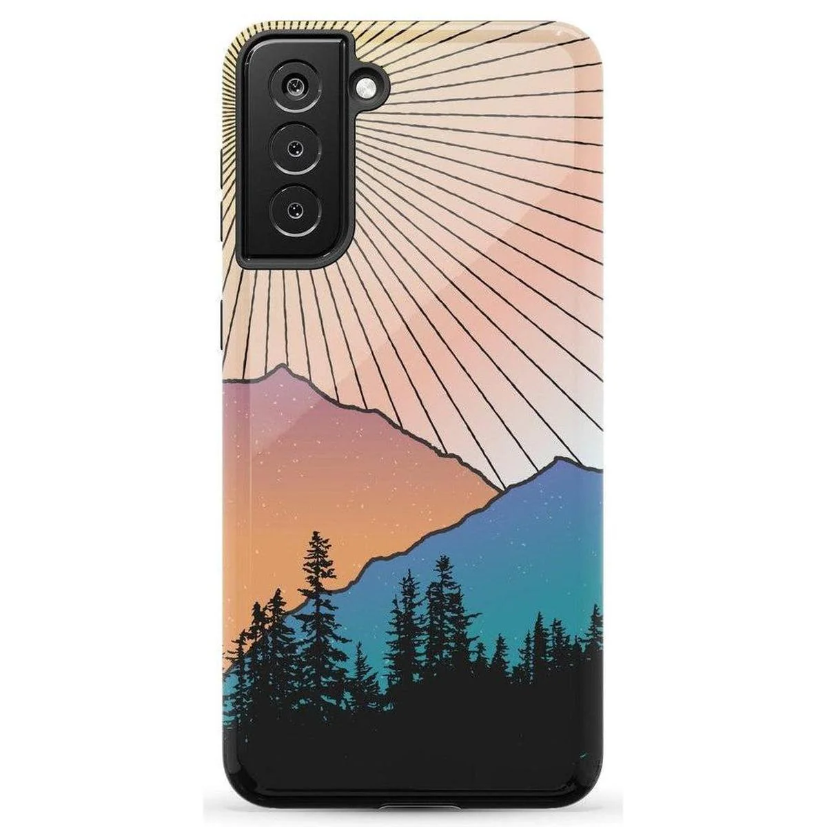 Golden Hour | Mountain Sunset Samsung Case - Image 31