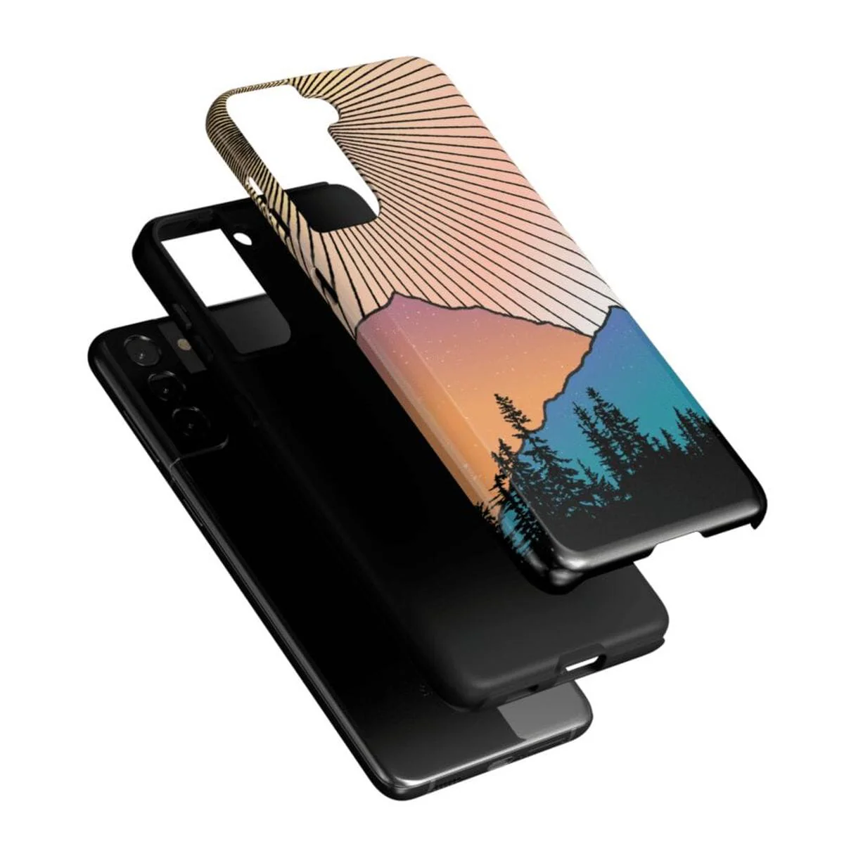 Golden Hour | Mountain Sunset Samsung Case - Image 33