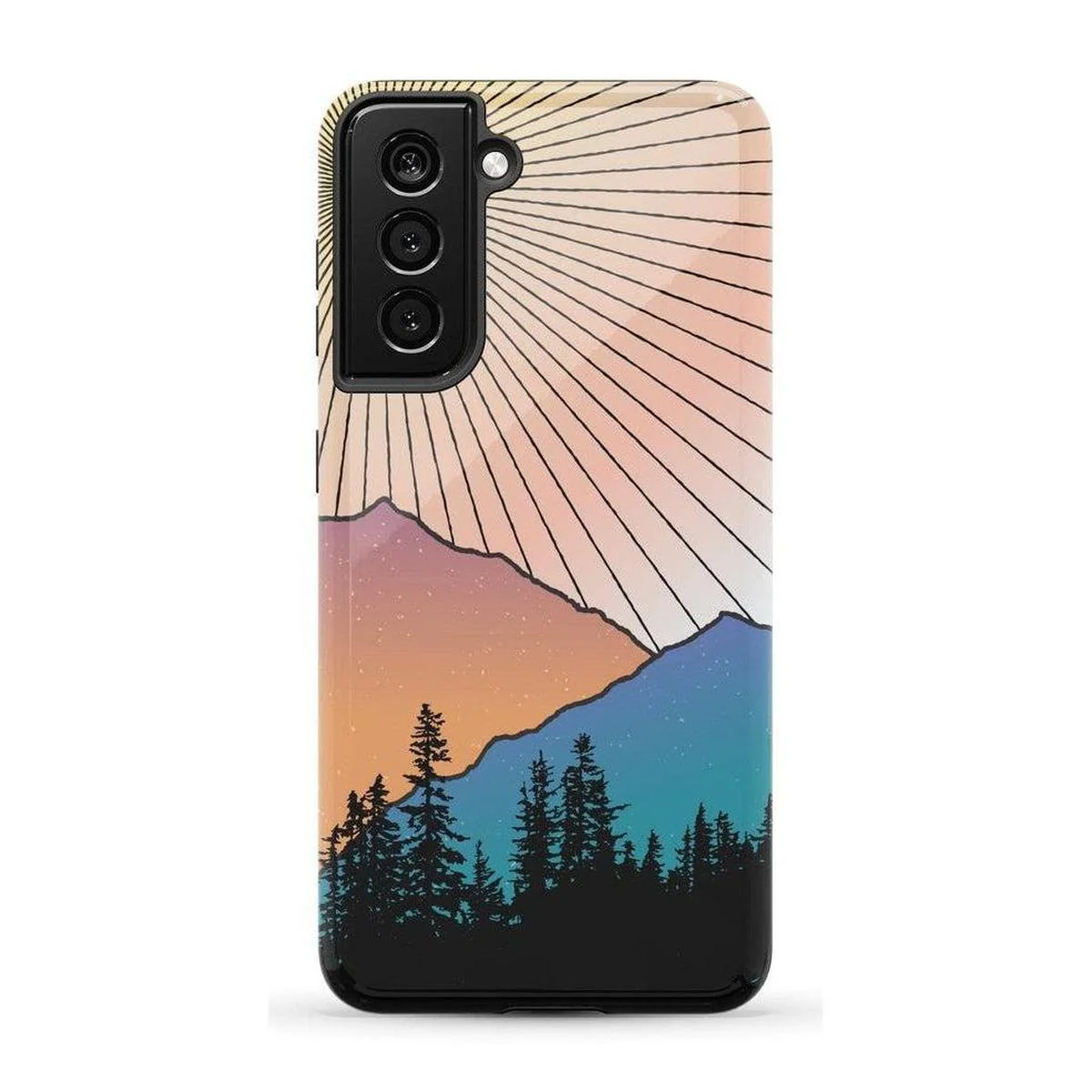 Golden Hour | Mountain Sunset Samsung Case - Image 34