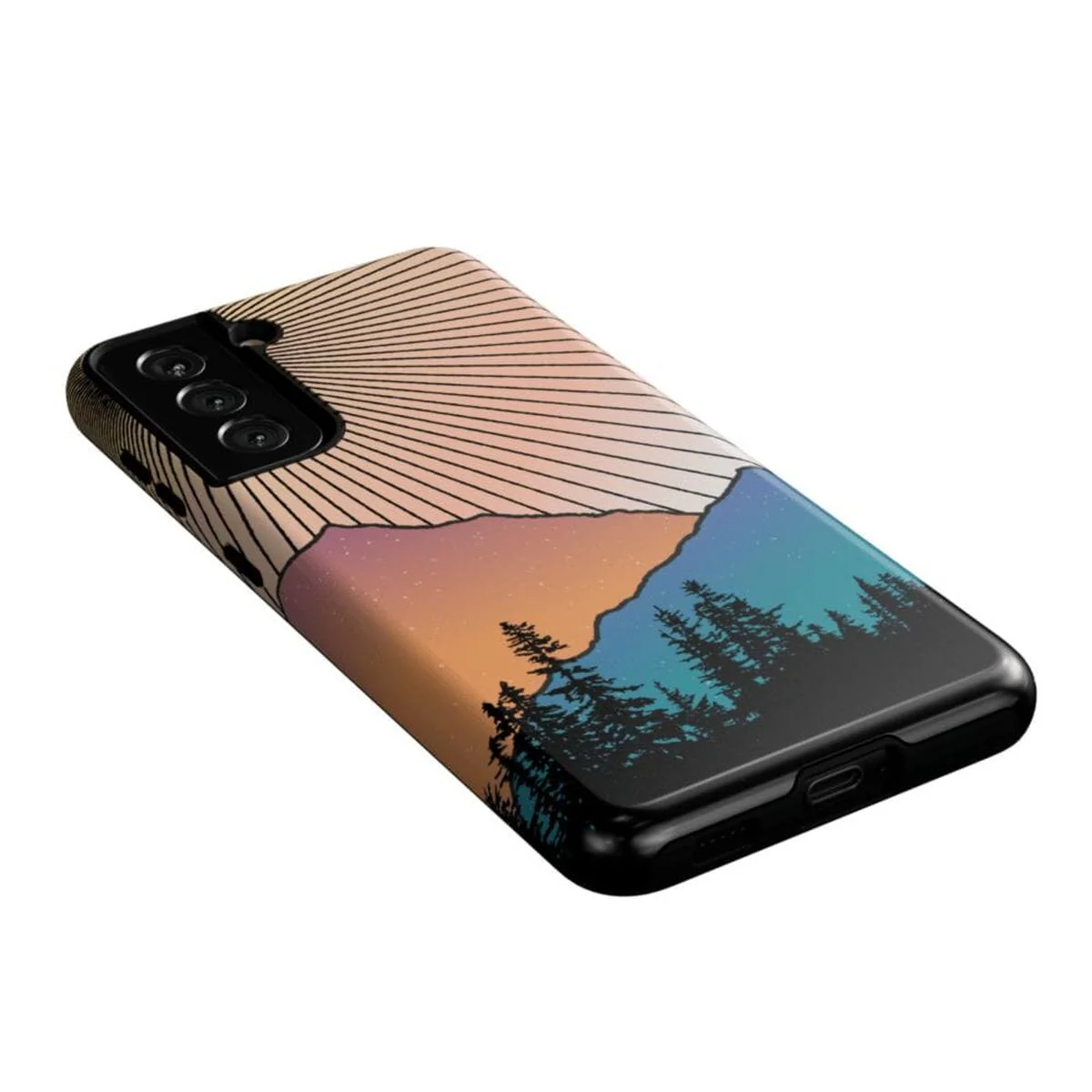 Golden Hour | Mountain Sunset Samsung Case - Image 35