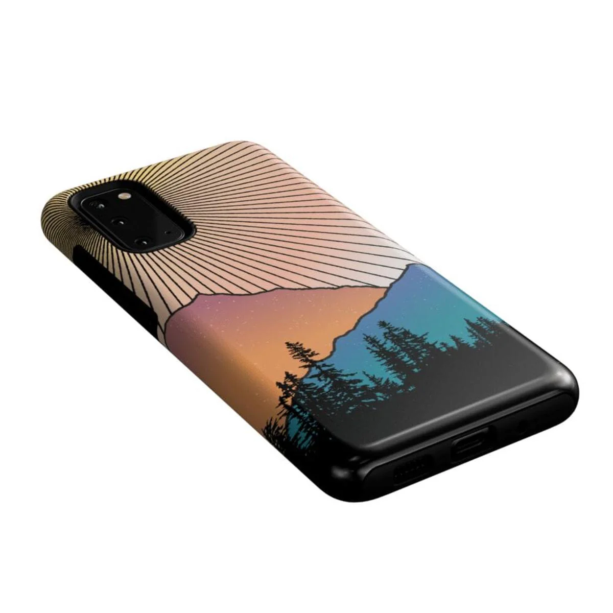 Golden Hour | Mountain Sunset Samsung Case - Image 44