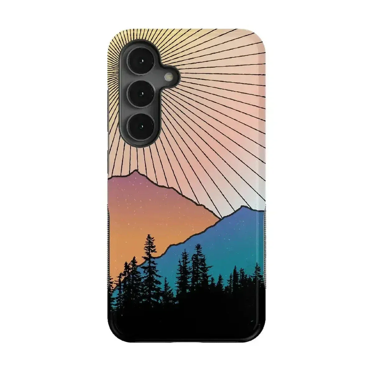 Golden Hour | Mountain Sunset Samsung Case - Image 47