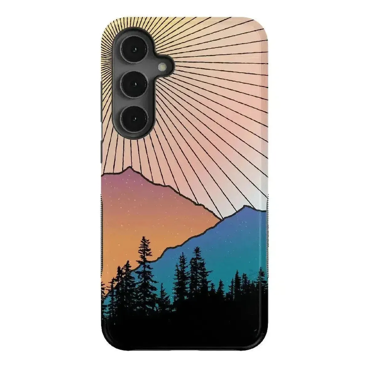 Golden Hour | Mountain Sunset Samsung Case - Image 48