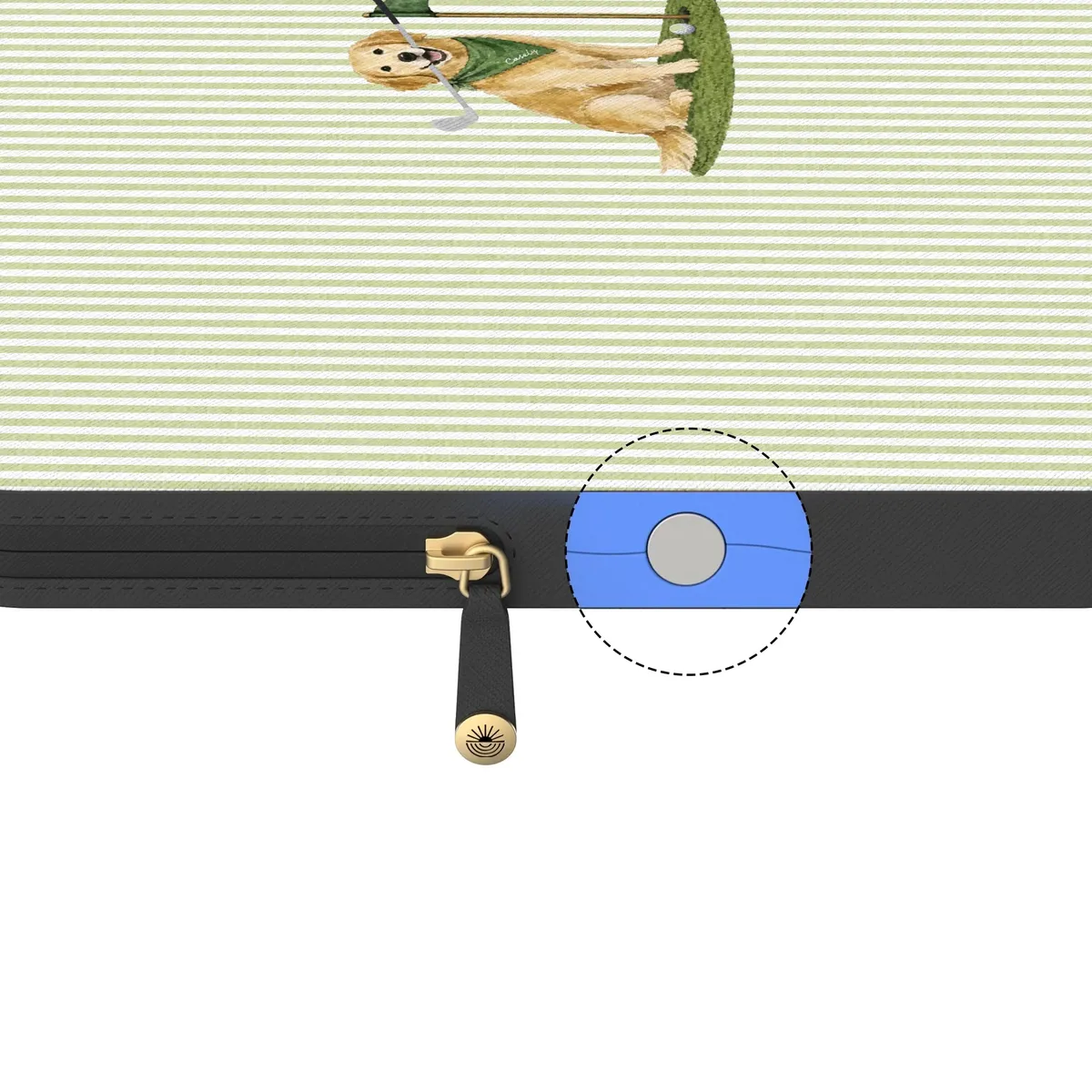 Golden on the Green | Clubhouse Laptop Case - Image 15