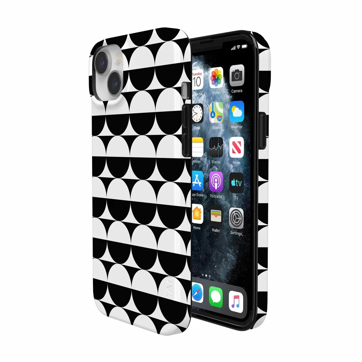 Half Moon | High Contrast Design Case - Image 161