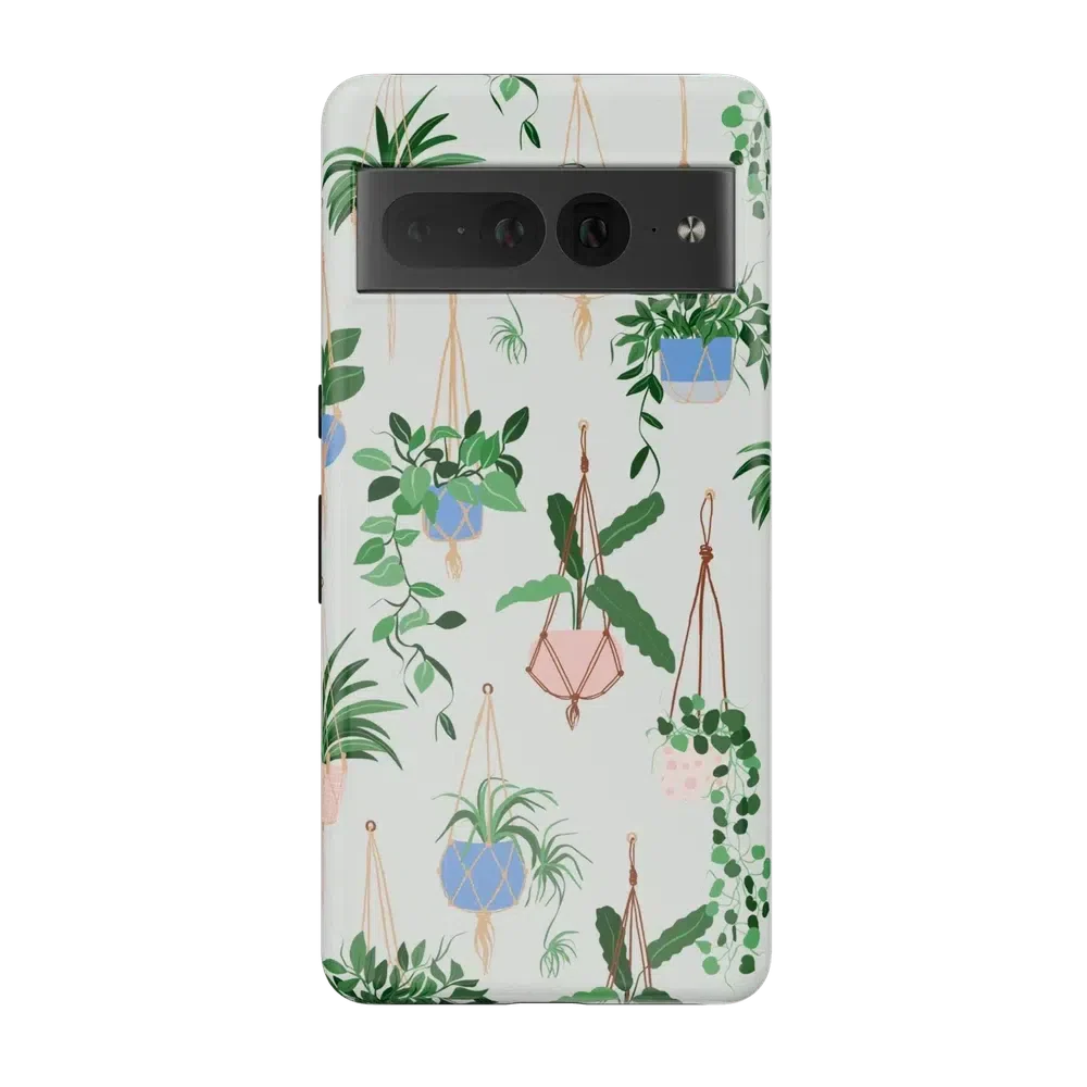 Hanging Around | Potted Plants Floral Google Pixel Case - Image 10