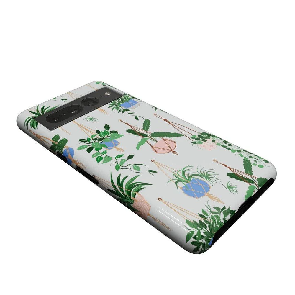 Hanging Around | Potted Plants Floral Google Pixel Case - Image 11
