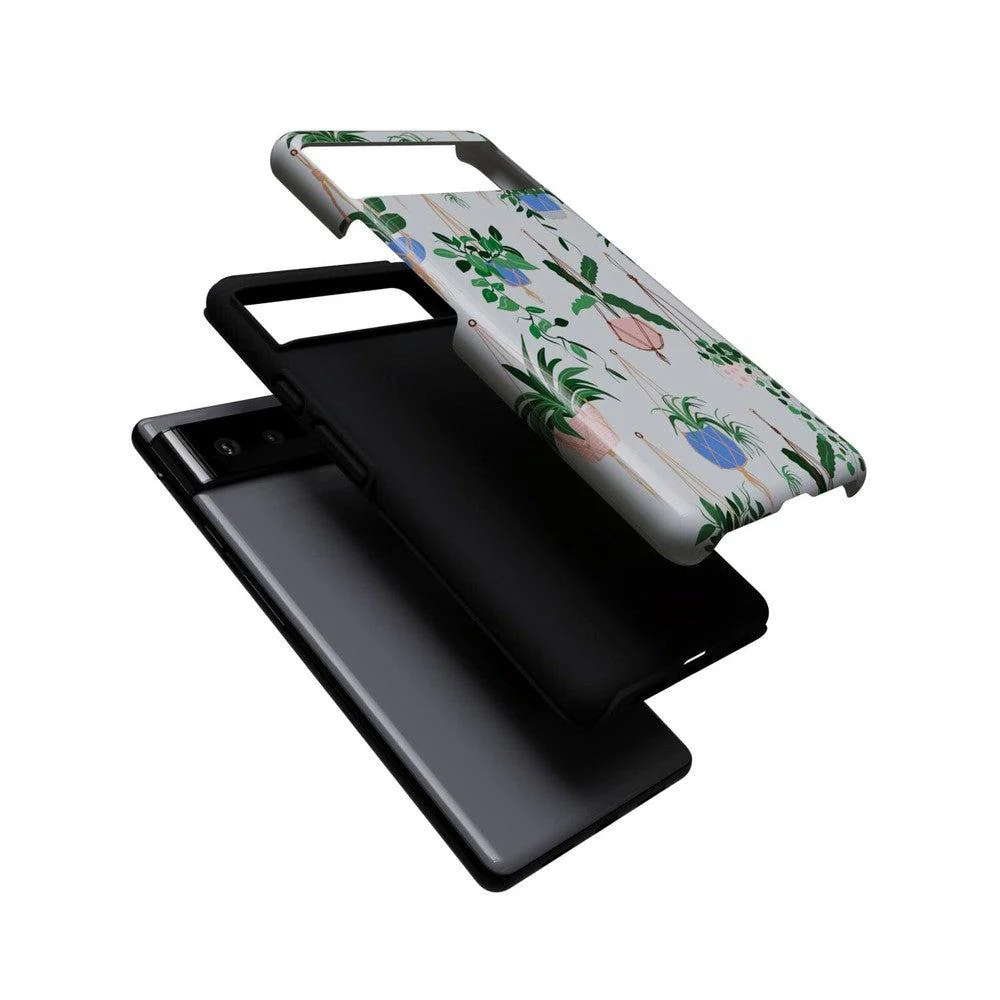 Hanging Around | Potted Plants Floral Google Pixel Case - Image 3