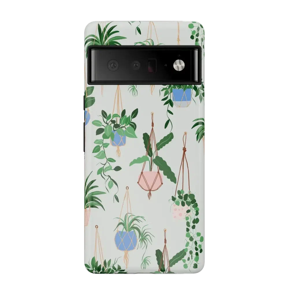 Hanging Around | Potted Plants Floral Google Pixel Case - Image 4