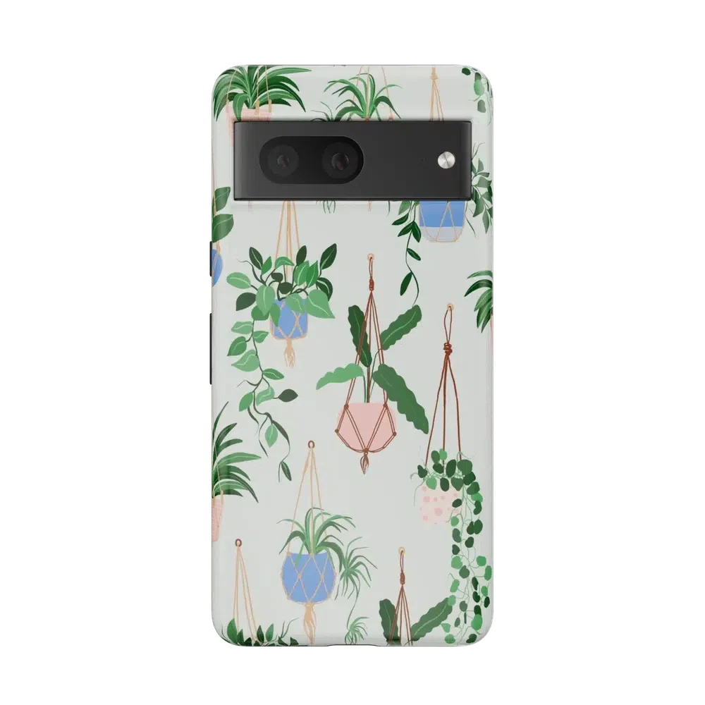 Hanging Around | Potted Plants Floral Google Pixel Case - Image 7