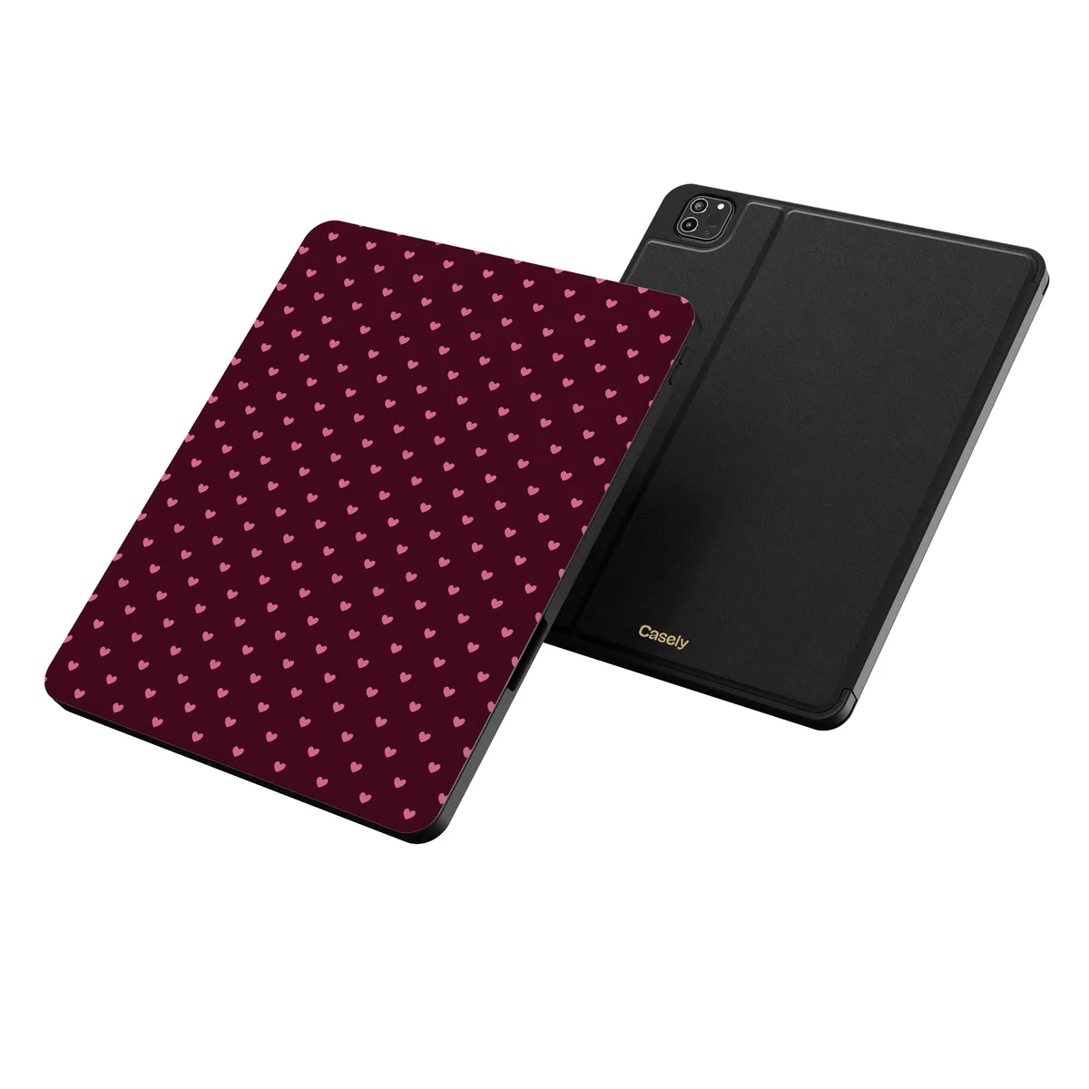 Heart Noir | Tiny Hearts iPad Case - Image 2
