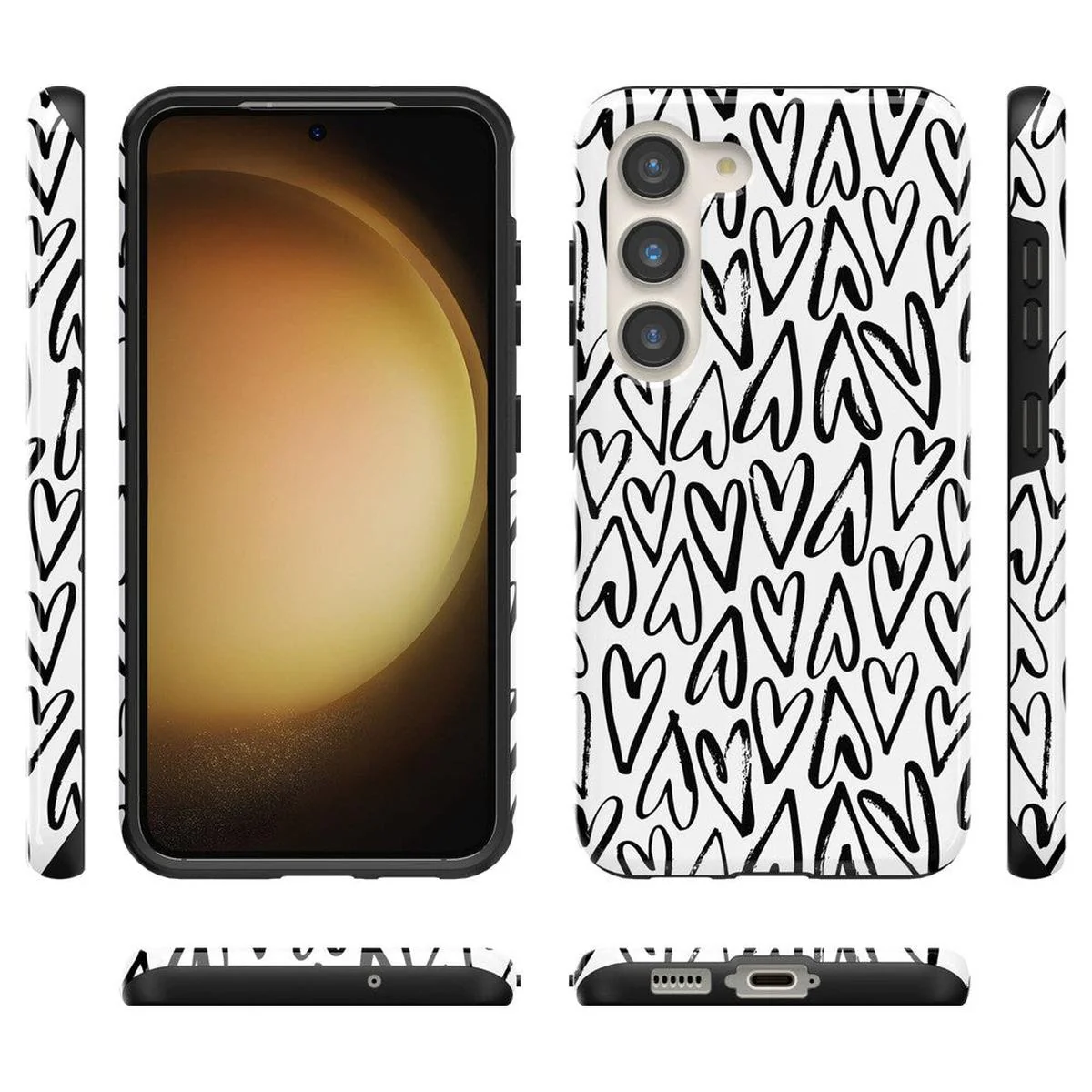 Heart Throb | Endless Hearts Samsung Case - Image 9
