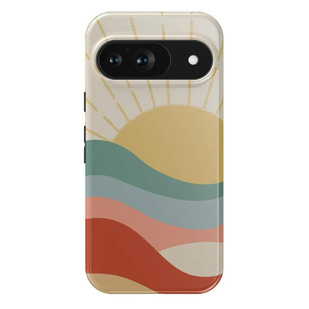 Here Comes the Sun | Colorblock Sunset Google Pixel Case - Image 15