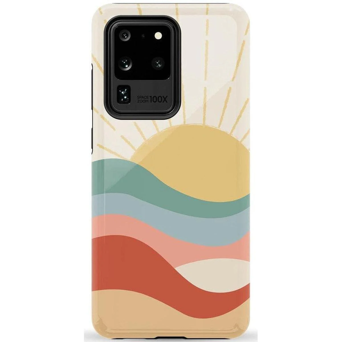 Here Comes the Sun | Colorblock Sunset Samsung Case - Image 37