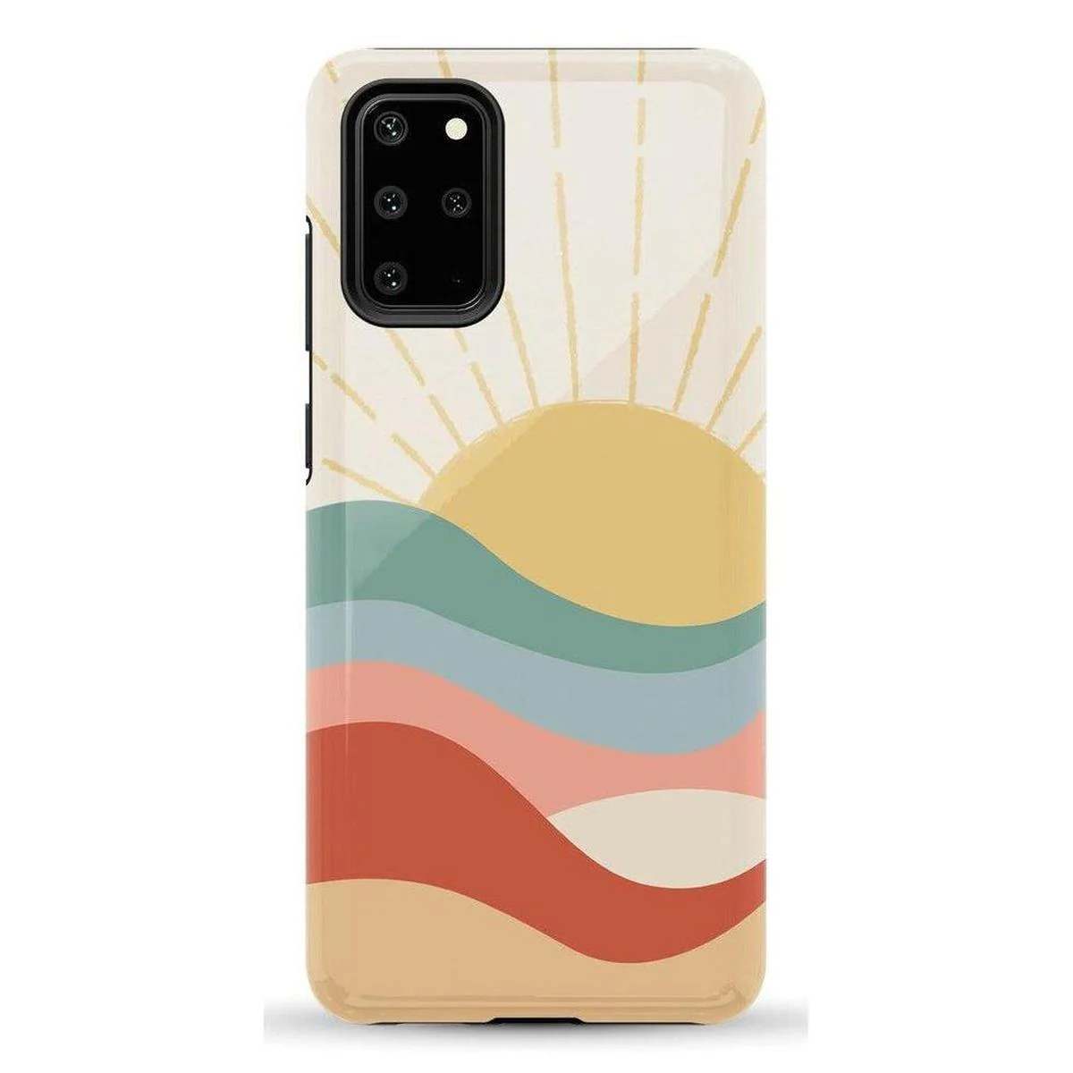 Here Comes the Sun | Colorblock Sunset Samsung Case - Image 40