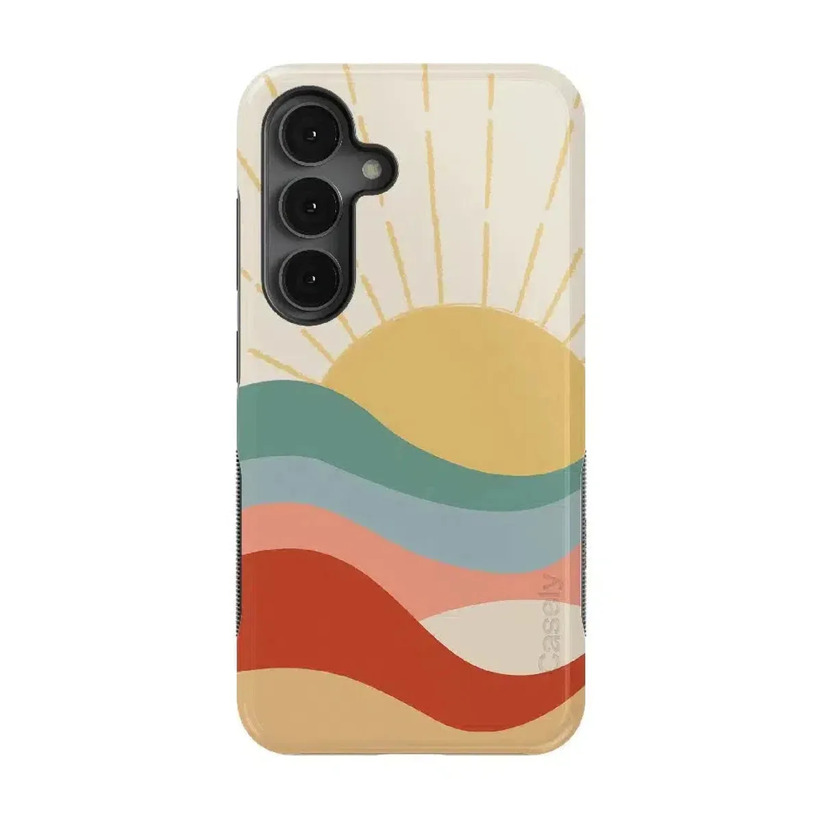 Here Comes the Sun | Colorblock Sunset Samsung Case - Image 47