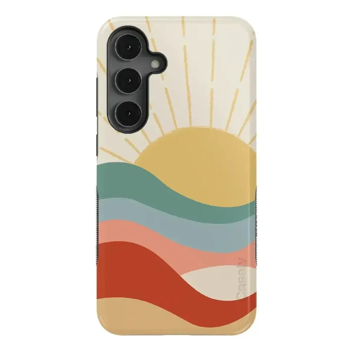 Here Comes the Sun | Colorblock Sunset Samsung Case - Image 48