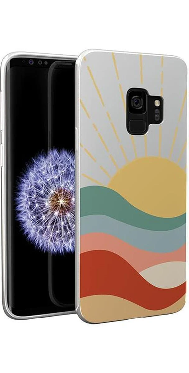 Here Comes the Sun | Colorblock Sunset Samsung Case - Image 11