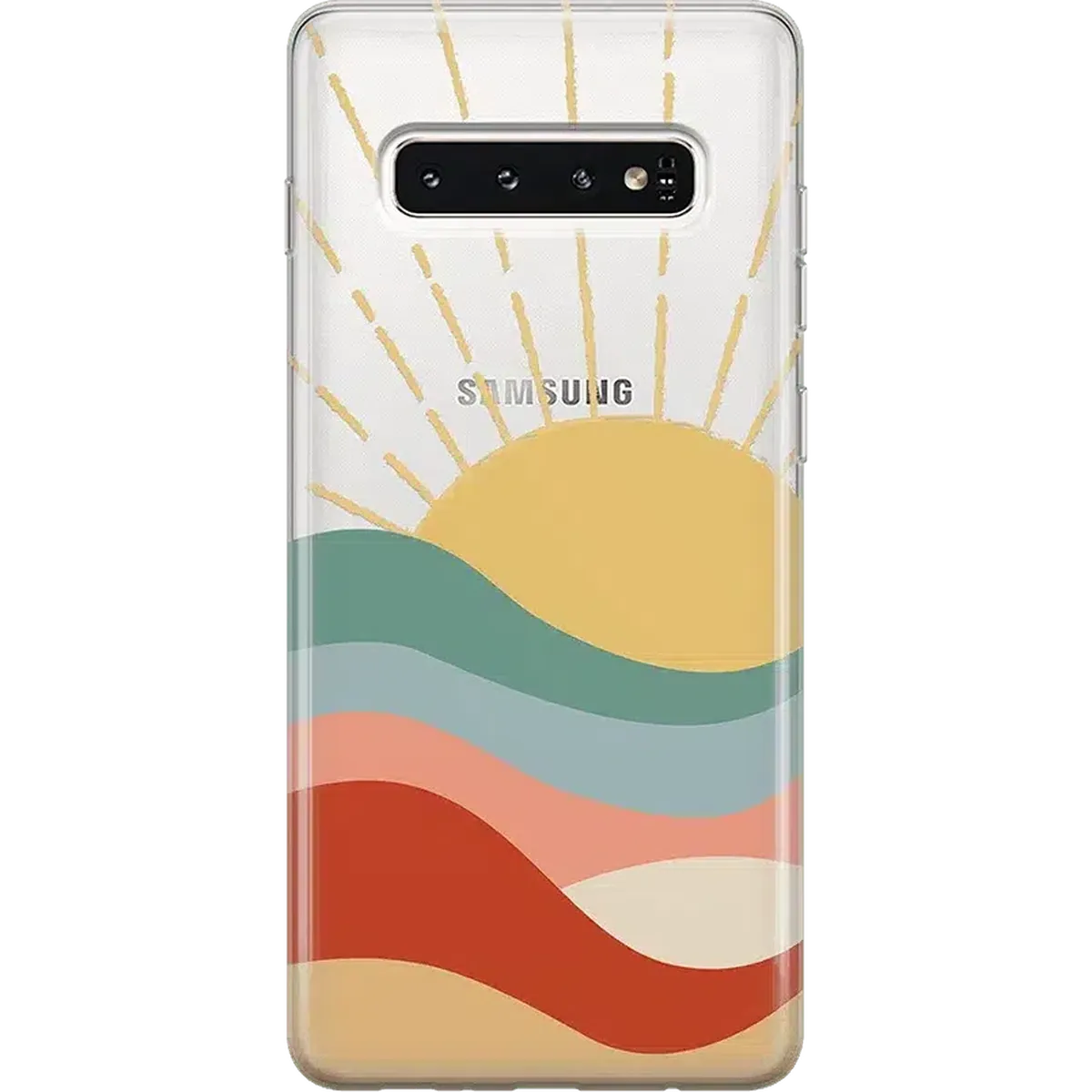 Here Comes the Sun | Colorblock Sunset Samsung Case - Image 13