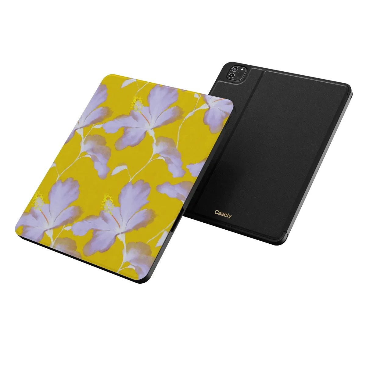 Hibiscus Haze | Painted Floral iPad Case - Image 18