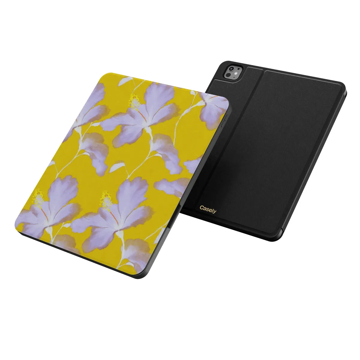 Hibiscus Haze | Painted Floral iPad Case - Image 2