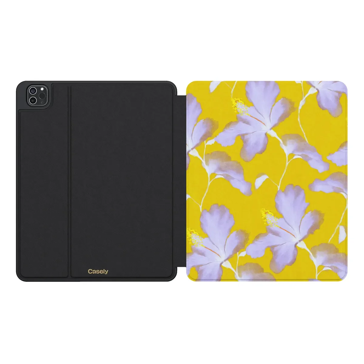 Hibiscus Haze | Painted Floral iPad Case - Image 23