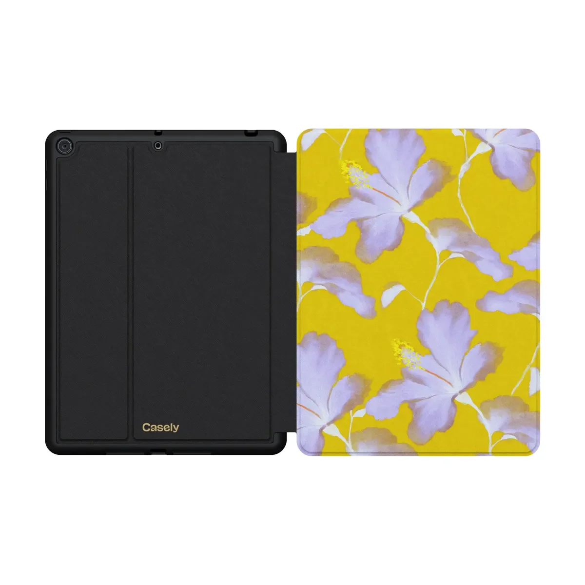 Hibiscus Haze | Painted Floral iPad Case - Image 39