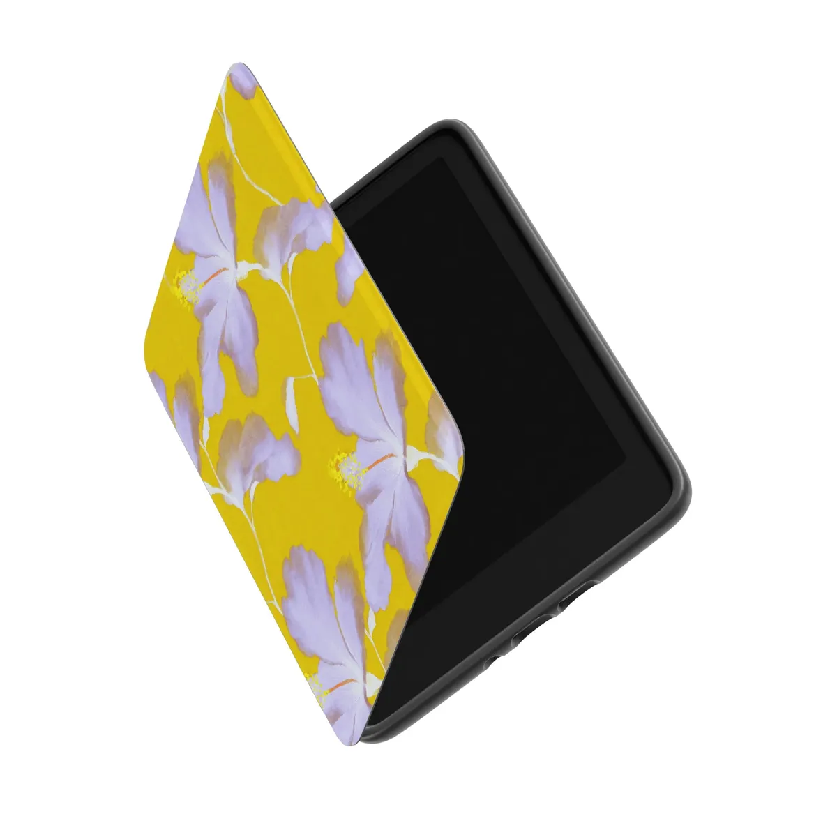 Hibiscus Haze | Painted Floral Kindle Case - Image 3