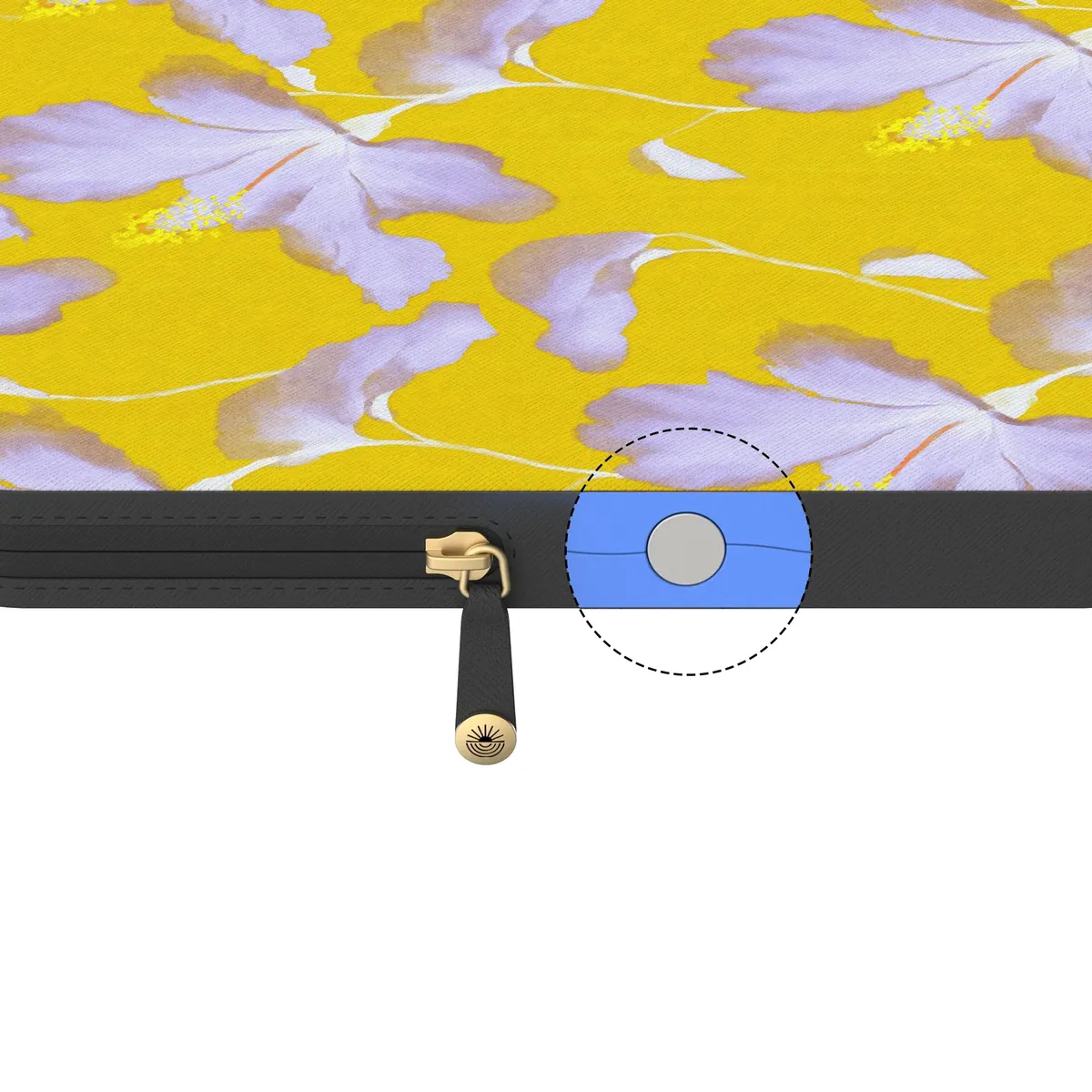 Hibiscus Haze | Painted Floral Laptop Case - Image 15